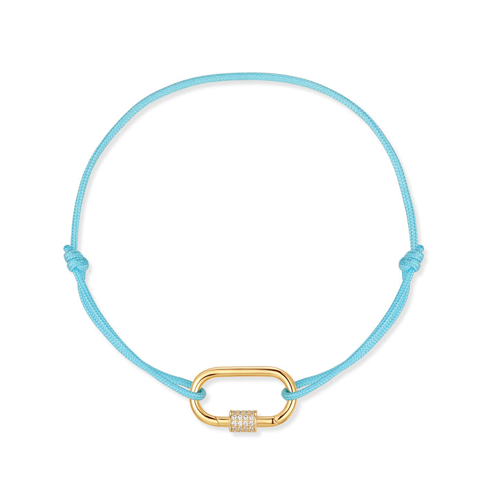 Carabiner Cord Charm Bracelet