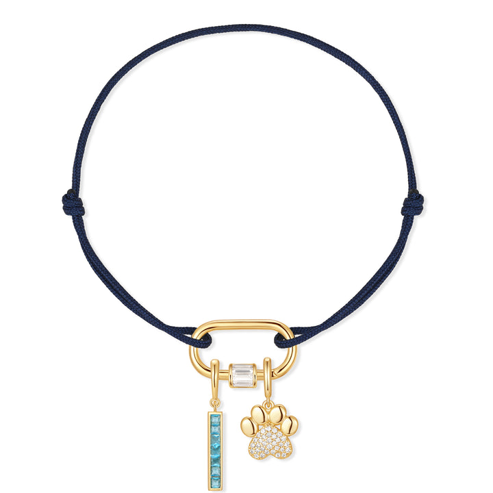 Build Your Own Carabiner Cord Charm Bracelet