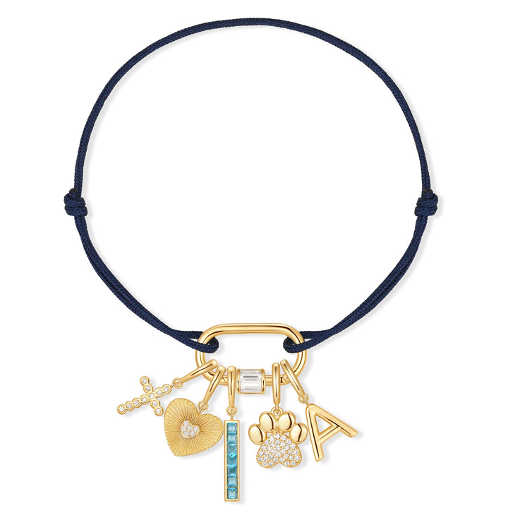 Build Your Own Carabiner Cord Charm Bracelet
