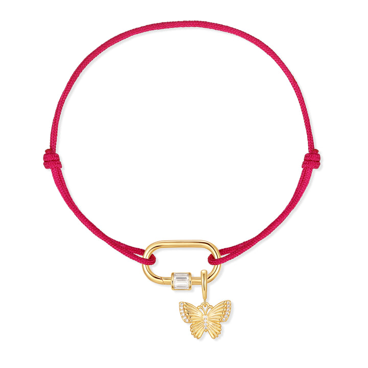 Build Your Own Carabiner Cord Charm Bracelet