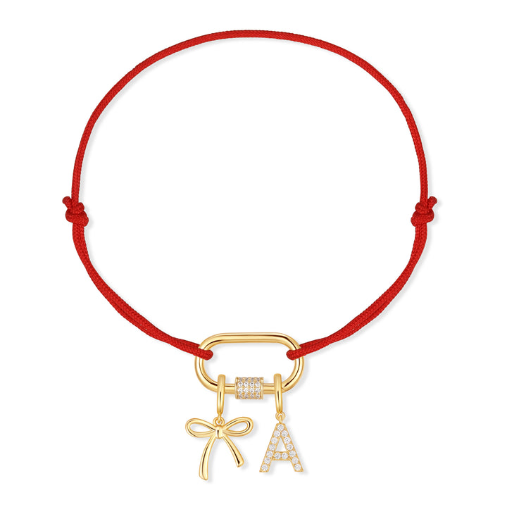 Build Your Own Carabiner Cord Charm Bracelet