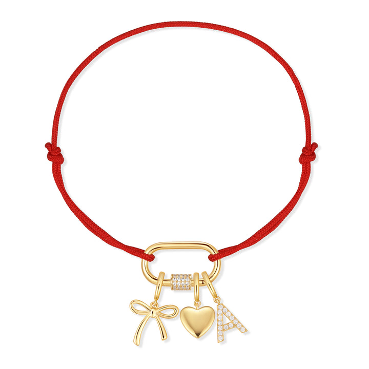 Build Your Own Carabiner Cord Charm Bracelet
