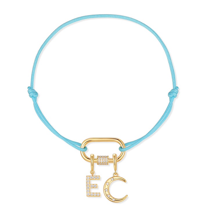 Build Your Own Carabiner Cord Charm Bracelet
