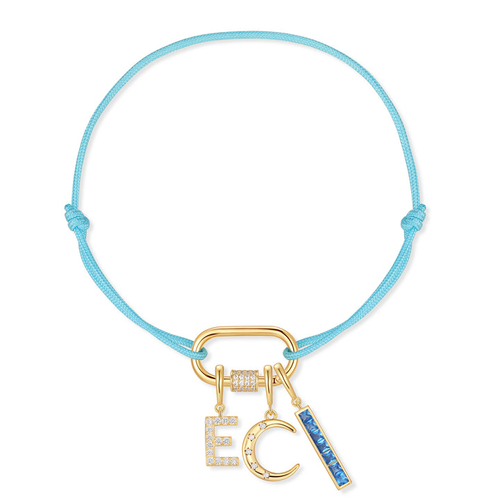 Build Your Own Carabiner Cord Charm Bracelet