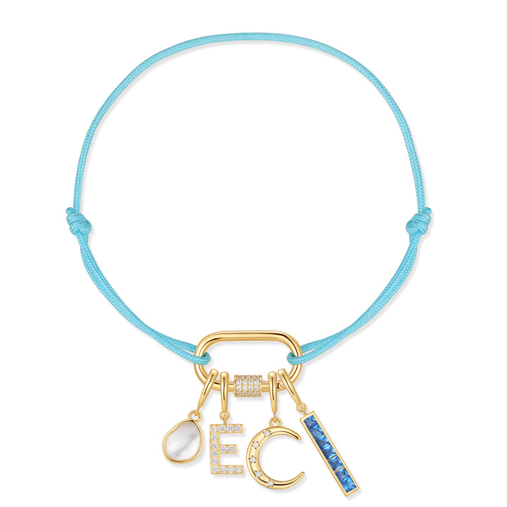 Build Your Own Carabiner Cord Charm Bracelet