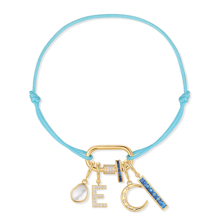 Build Your Own Carabiner Cord Charm Bracelet