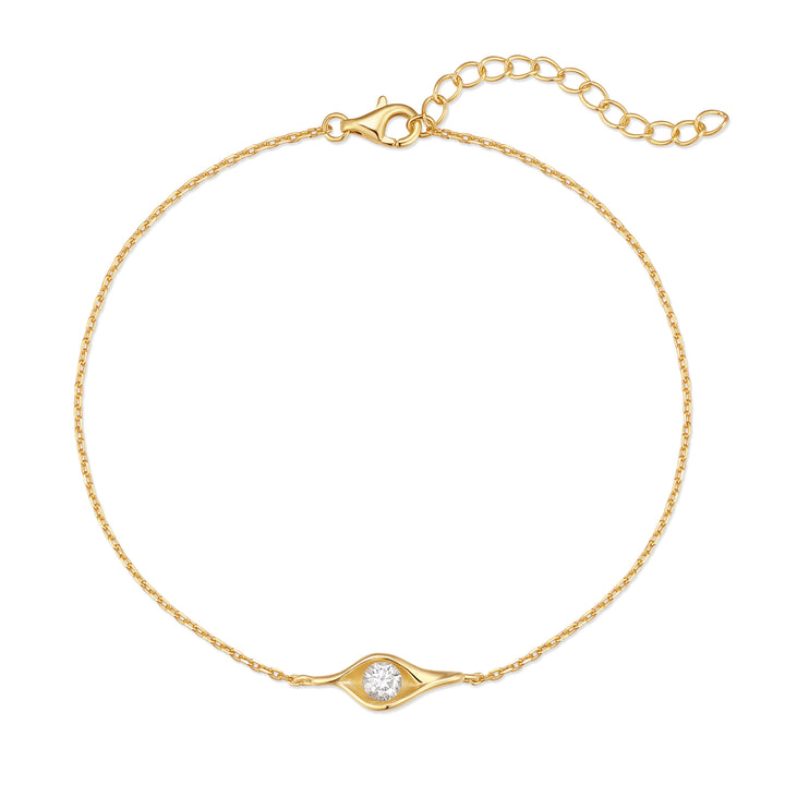 Moissanite Pea and the Pod Bracelet