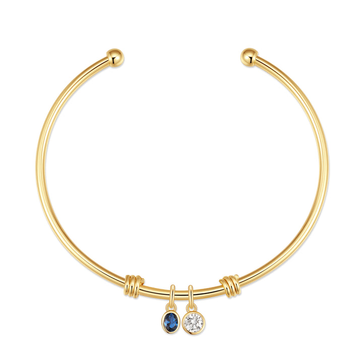 Build Your Own Birthstone Charm Cuff