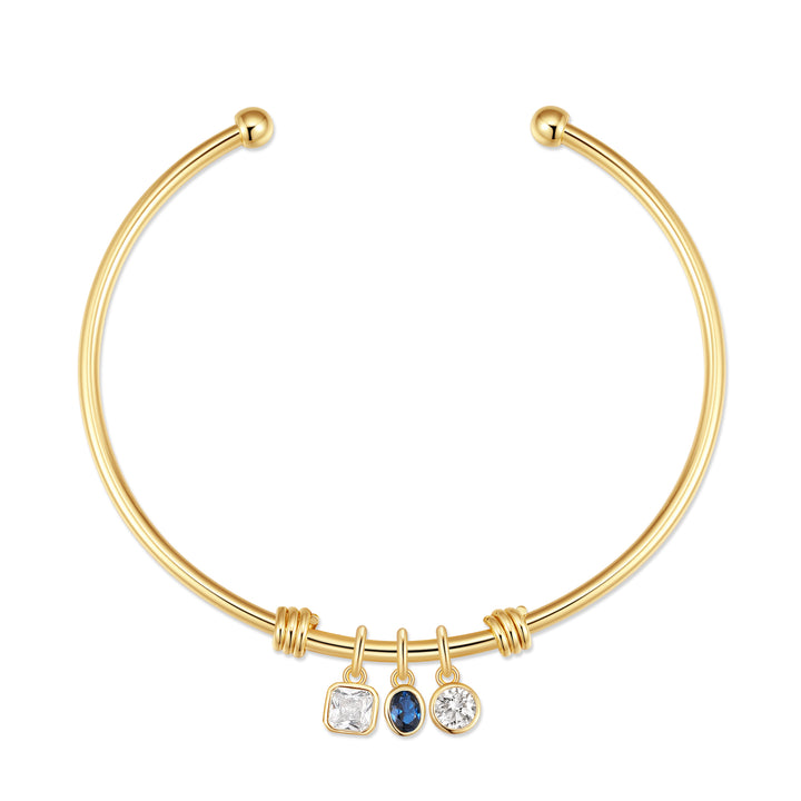 Build Your Own Birthstone Charm Cuff