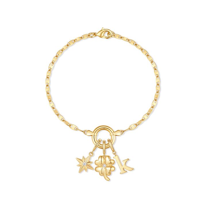 Build Your Own Mirror Charm Bracelet