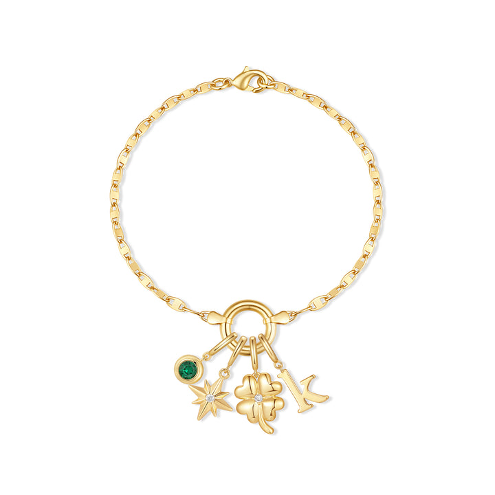 Build Your Own Mirror Charm Bracelet