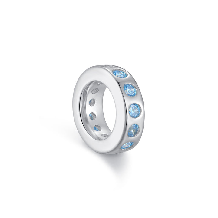 Petite Birthstone Rondelle Charm