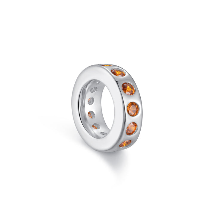Petite Birthstone Rondelle Charm