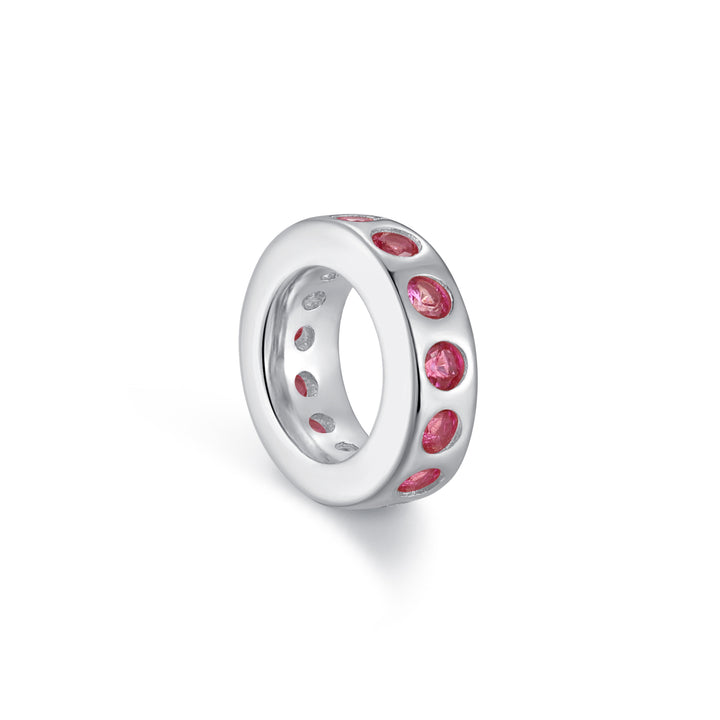 Petite Birthstone Rondelle Charm