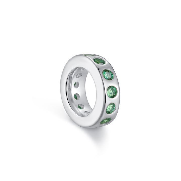 Petite Birthstone Rondelle Charm