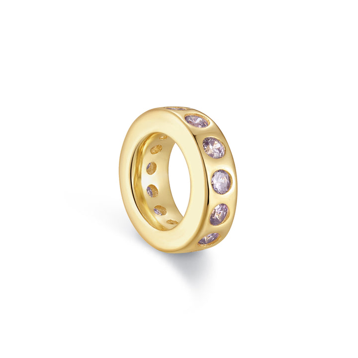 Petite Birthstone Rondelle Charm
