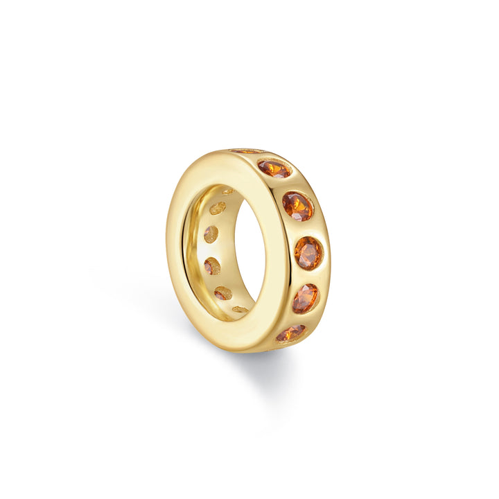 Petite Birthstone Rondelle Charm