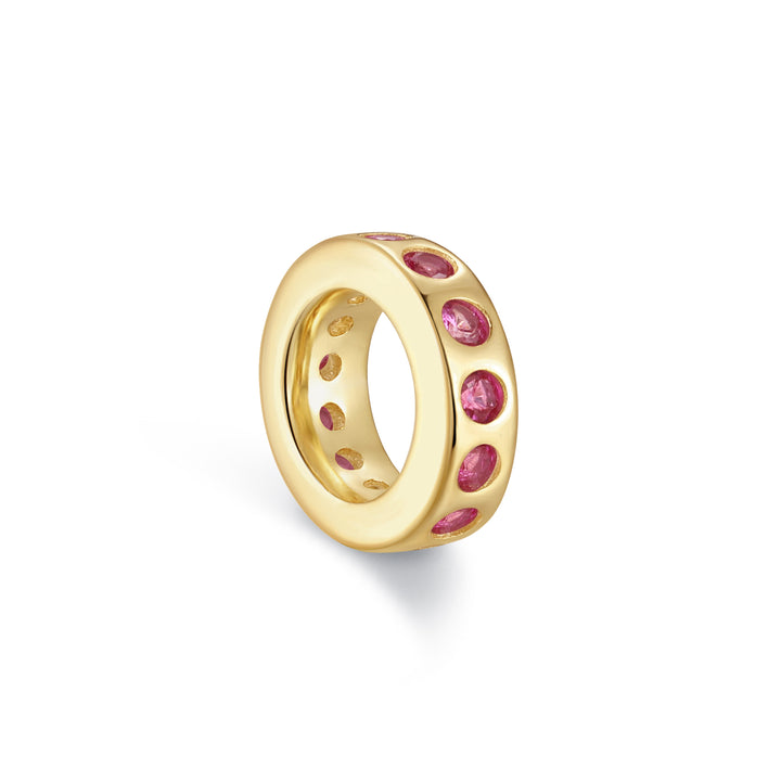 Petite Birthstone Rondelle Charm