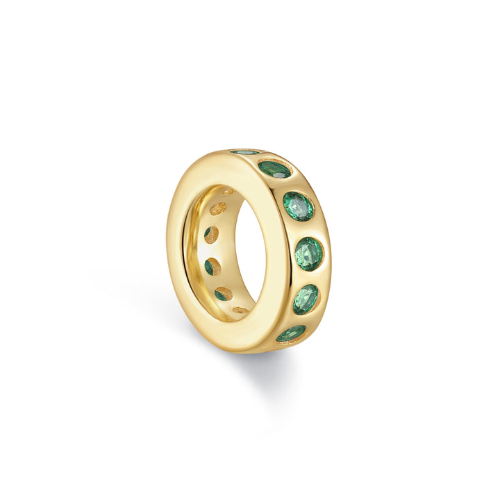 Petite Birthstone Rondelle Charm