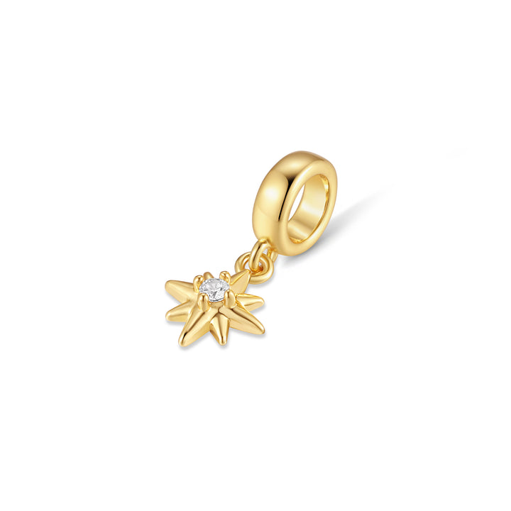 Mini Starburst Dangle Spacer Charm