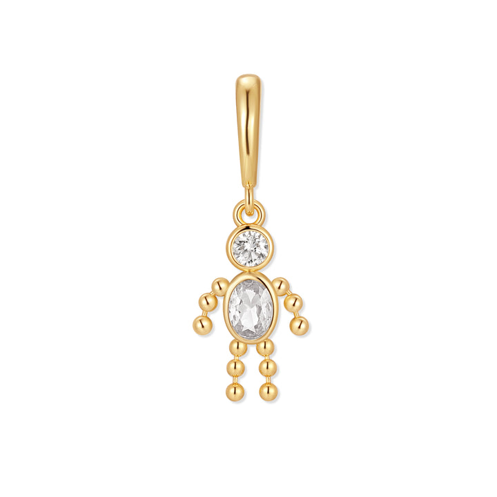 Birthstone Boy Charm