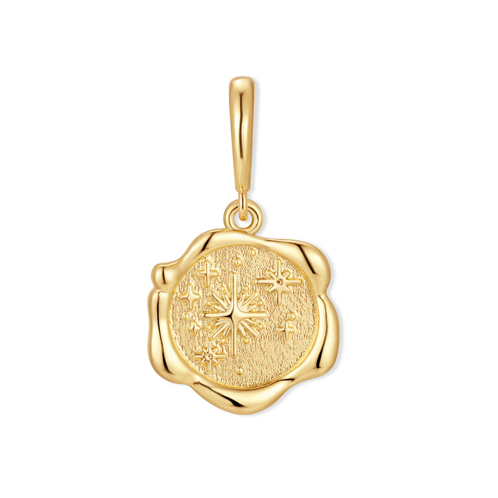 North Star Medallion Charm