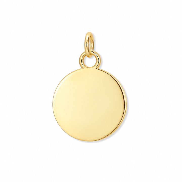 Gold Initial Disc