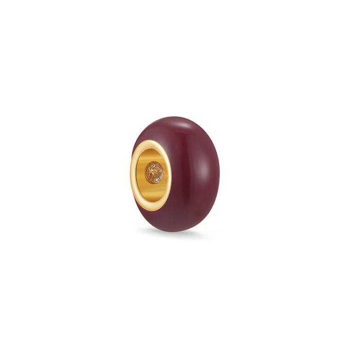 Birthstone Enamel Bead