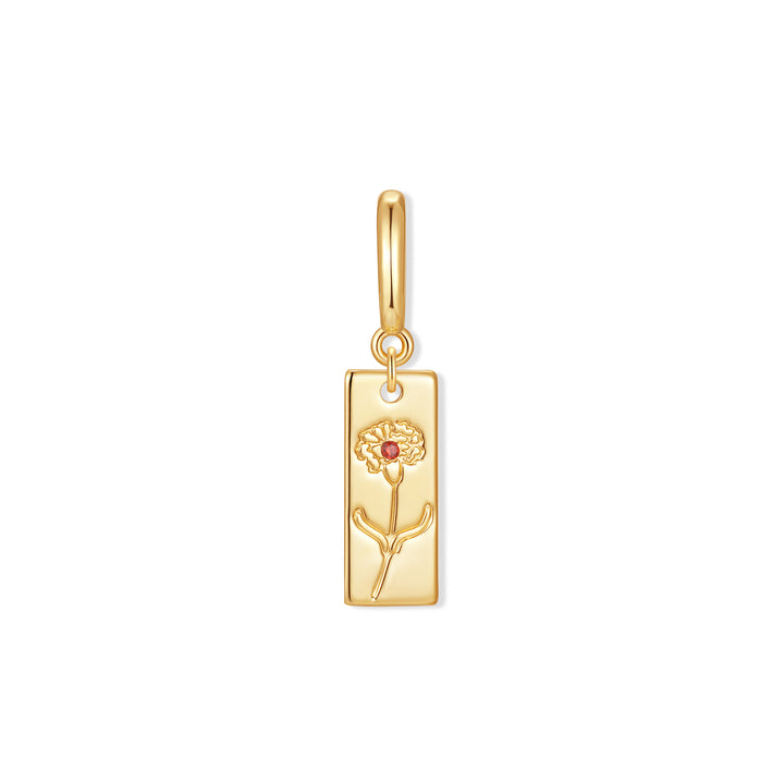 Birth Flower Charm