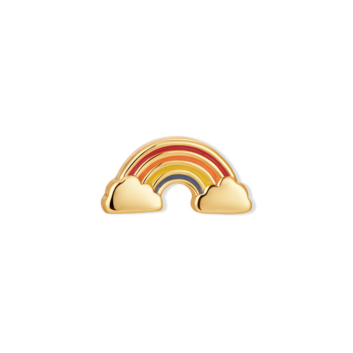 Rainbow Floating Locket Charm