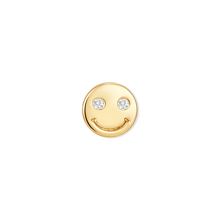 Smiley Face Floating Locket Charm