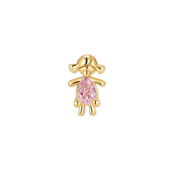 Girl Floating Locket Charm