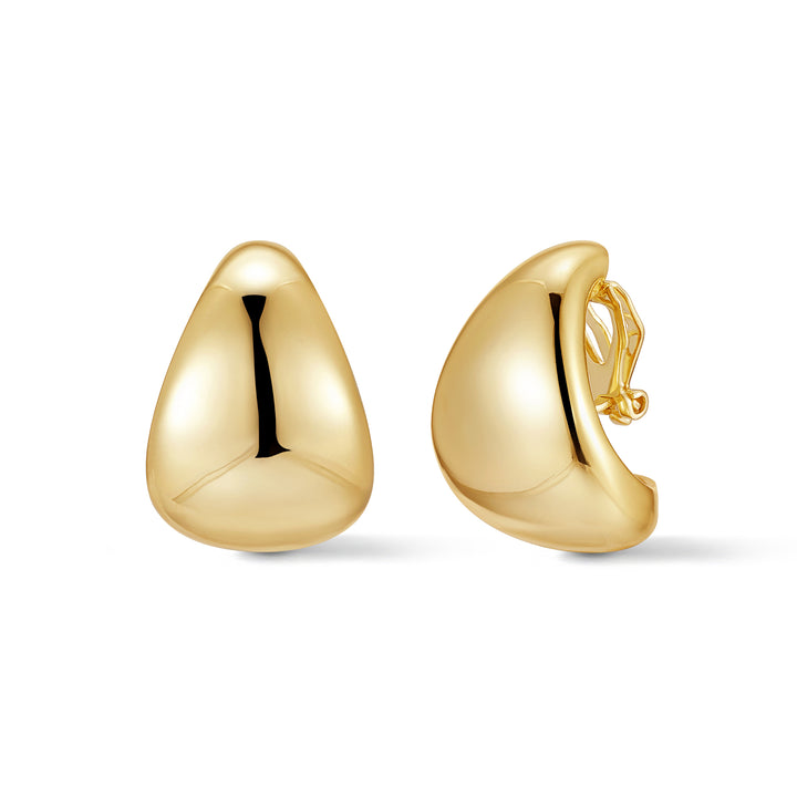 Waterproof Sculpt Clip On Earrings