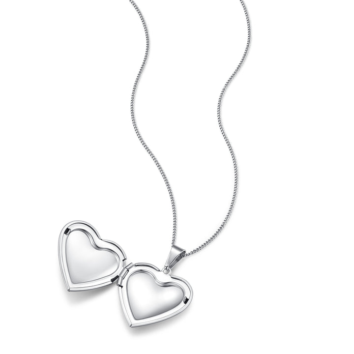 Engravable Polished Heart Photo Locket