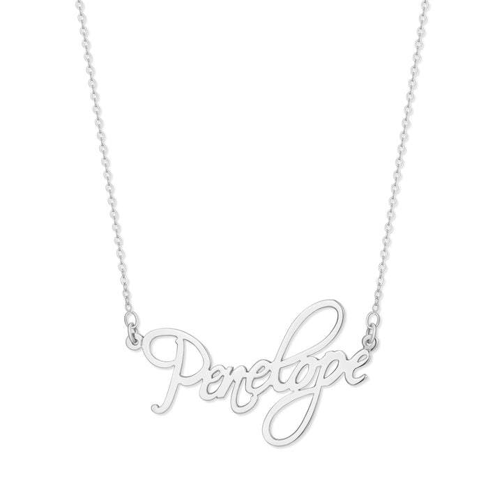 Custom Fancy Script Custom Name Necklace