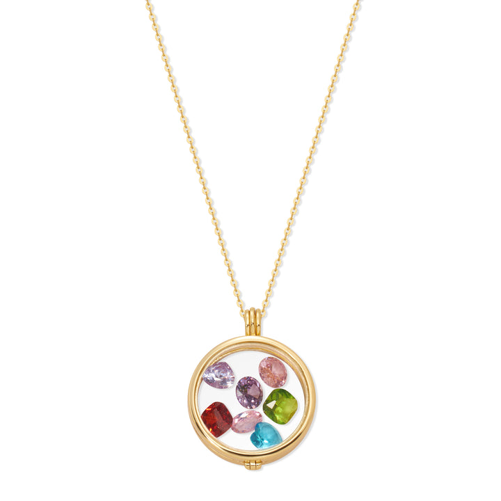 Custom Glass Birthstone Floating Locket