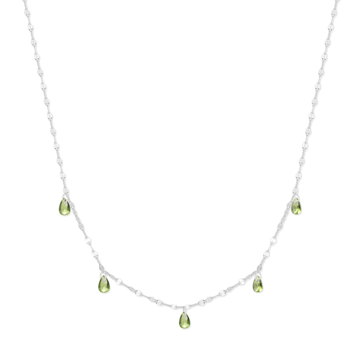 Teardrop Birthstone Necklace