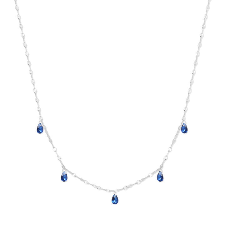 Teardrop Birthstone Necklace