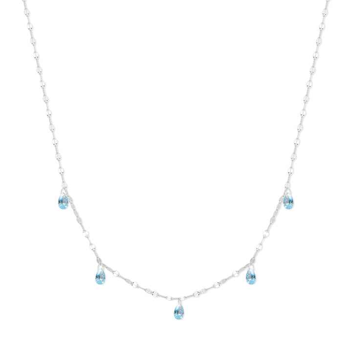 Teardrop Birthstone Necklace