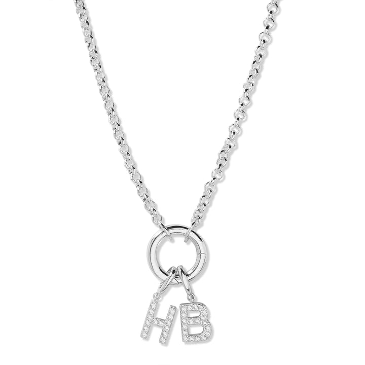 Custom Initial Charm Necklace