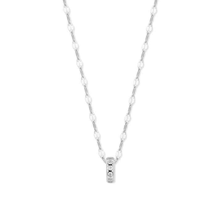 Custom Stackable Petite Birthstone Charm Necklace