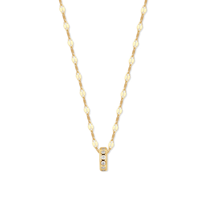 Custom Stackable Petite Birthstone Charm Necklace
