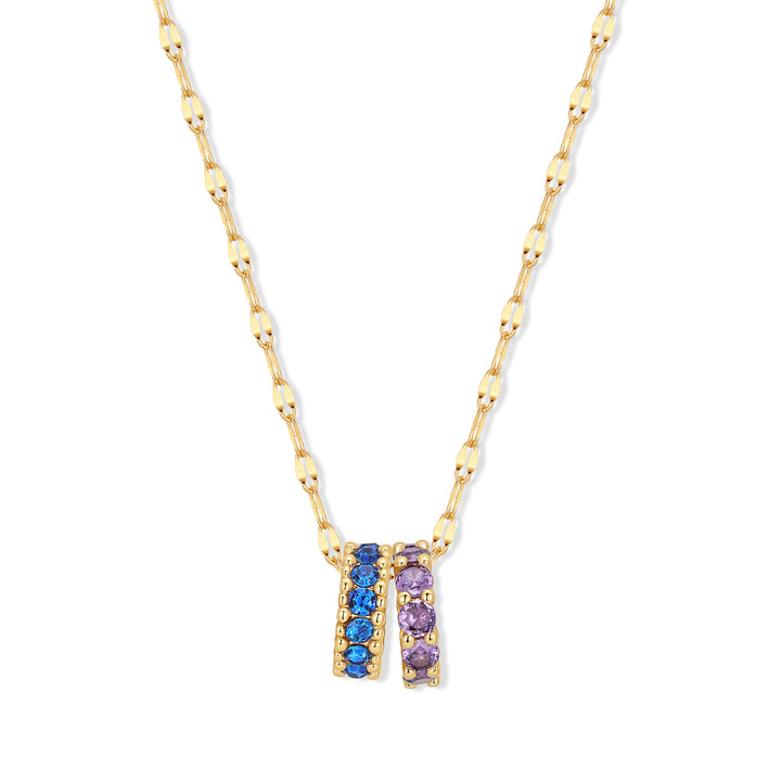 Build Your Own Custom Rondelle Birthstone Necklace