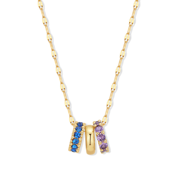 Build Your Own Custom Rondelle Birthstone Necklace