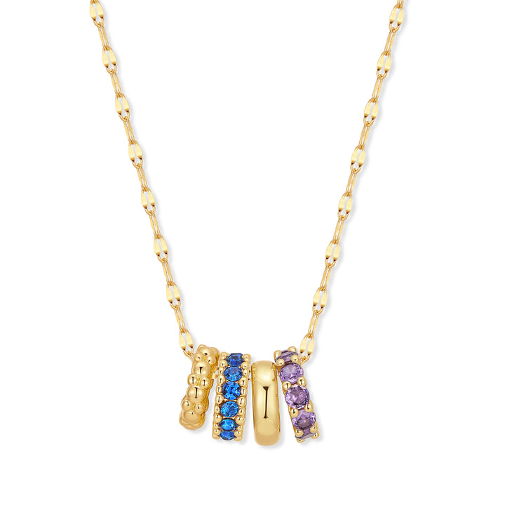Build Your Own Custom Rondelle Birthstone Necklace