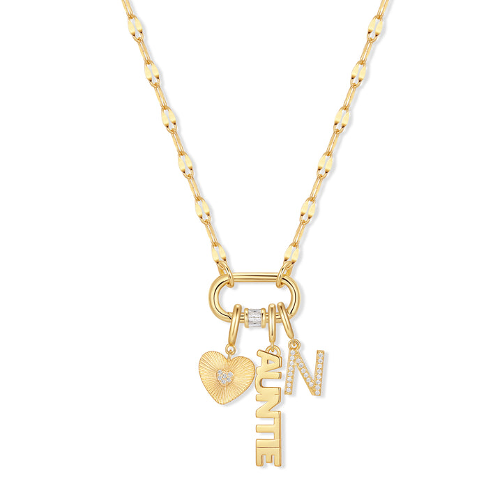 Build Your Own Custom Carabiner Birthstone Charm Necklace