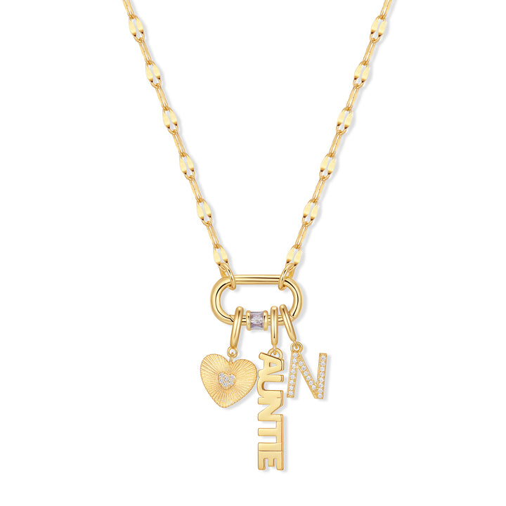 Build Your Own Custom Carabiner Birthstone Charm Necklace