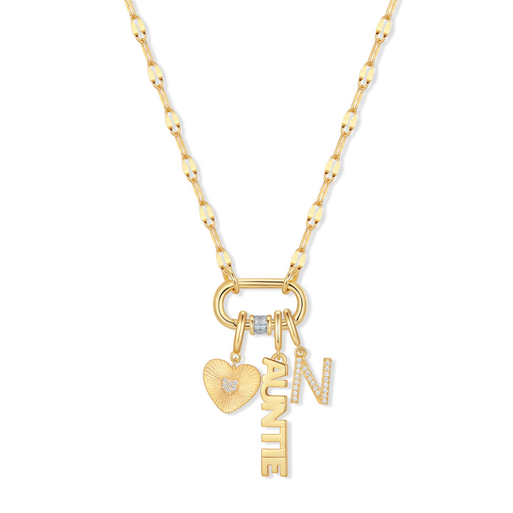 Build Your Own Custom Carabiner Birthstone Charm Necklace