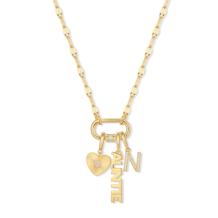 Build Your Own Custom Carabiner Birthstone Charm Necklace