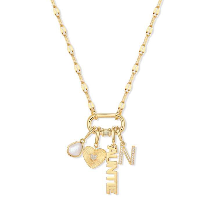 Build Your Own Custom Carabiner Birthstone Charm Necklace